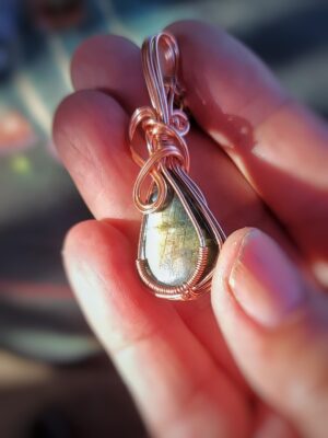 Labradoriet met koper