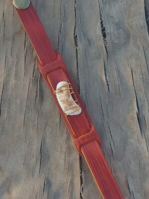 Leren armband met Zeeschelp