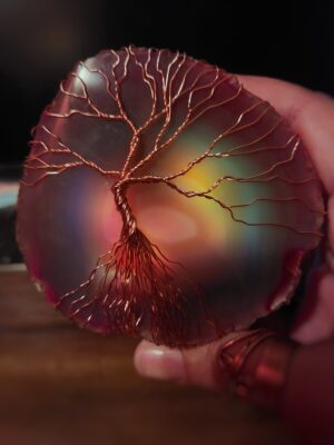 Agaat Suncatcher met Tree Of Life