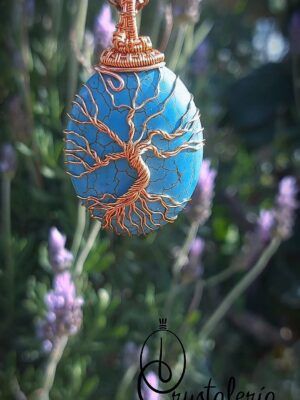 Turkoois met Tree Of Life