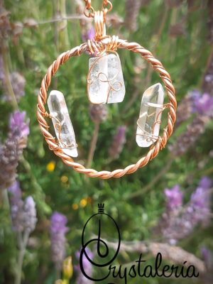 Tensor ring Hanger met bergkristal