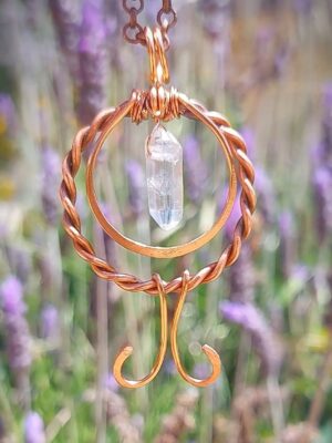 Angel Aura Quartz met Tensor ring