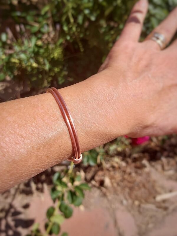 armband koper draad bracelet copper wire simple 1