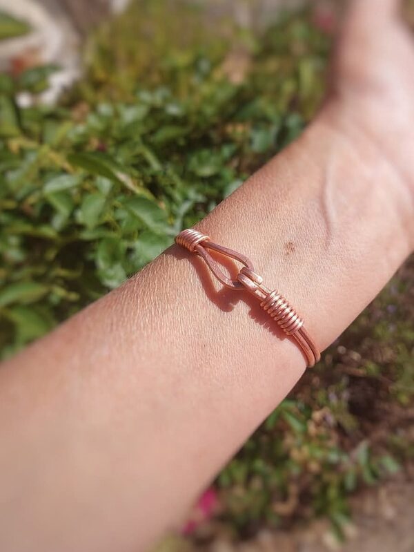 armband koper draad bracelet copper wire simple 3