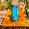 grote orgonite piramide aqua aura